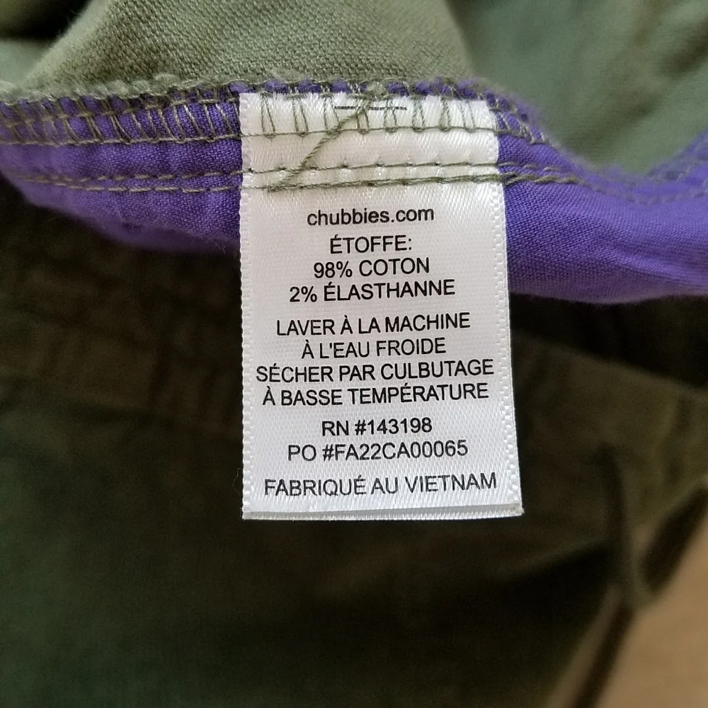 Chubbies Men's Corduroy Shorts - Picture 9 of 10